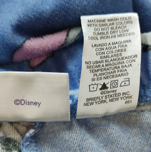 Disney Blue and Pink Stitch Pajama Bottoms - Picture 6 of 6